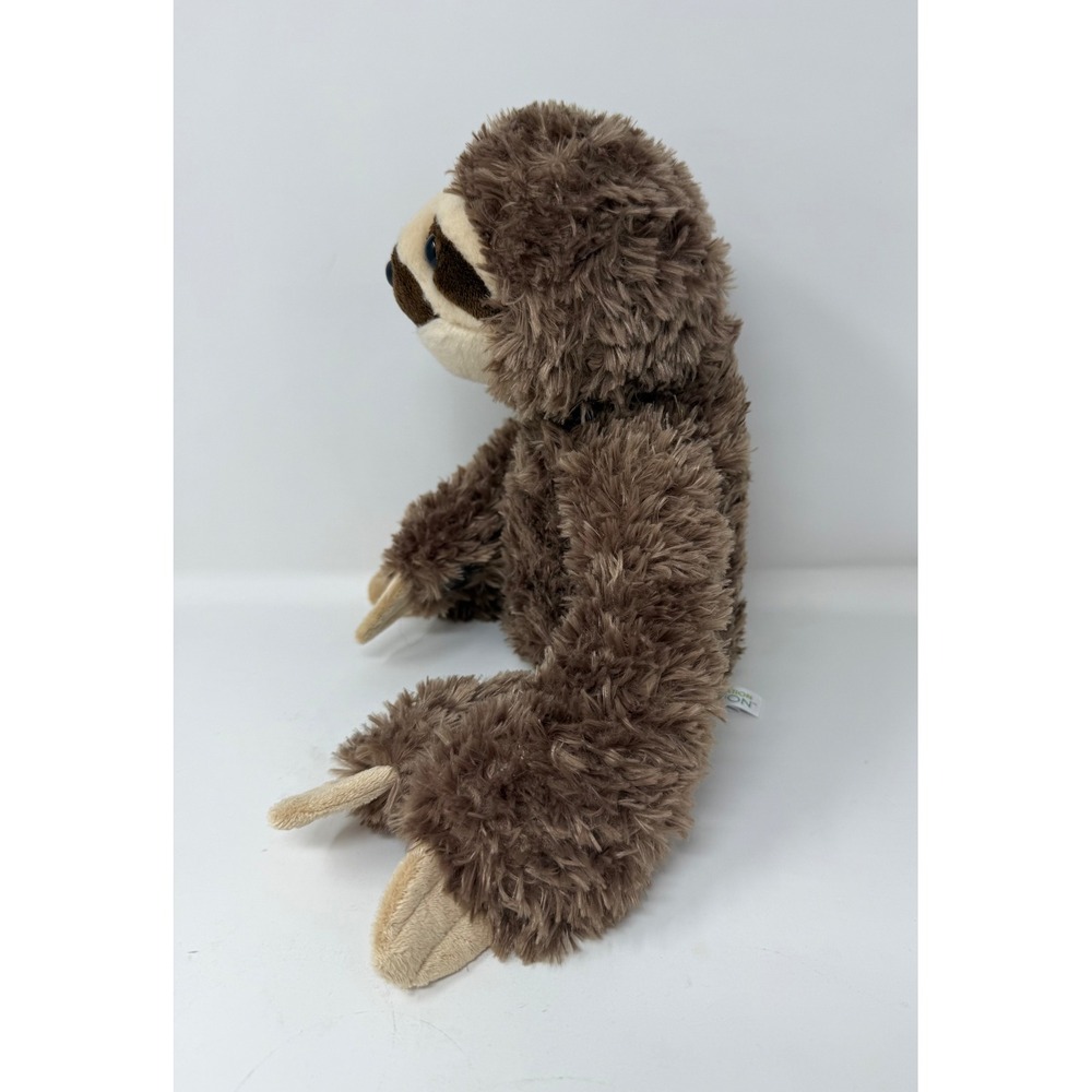 Aurora Destination Nation Sloth Plush Brown Shaggy Stuffed Animal 2020 12 inch - Picture 3 of 10